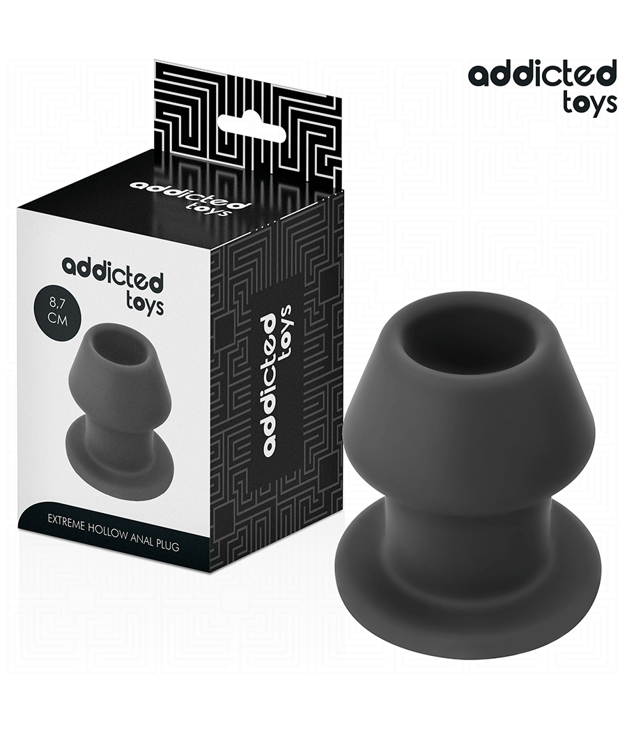 ADDICTED TOYS - EXTREM HOHL ANAL PLUG GRÖSSE M 8,7 CM