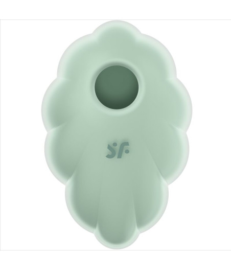 SATISFYER - VIBRATEUR CLOUD DANCER VERT AIR PULSE