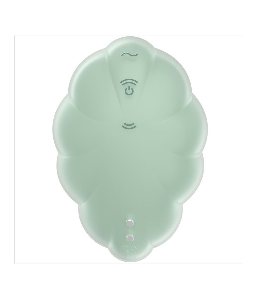 SATISFYER - VIBRATEUR CLOUD DANCER VERT AIR PULSE