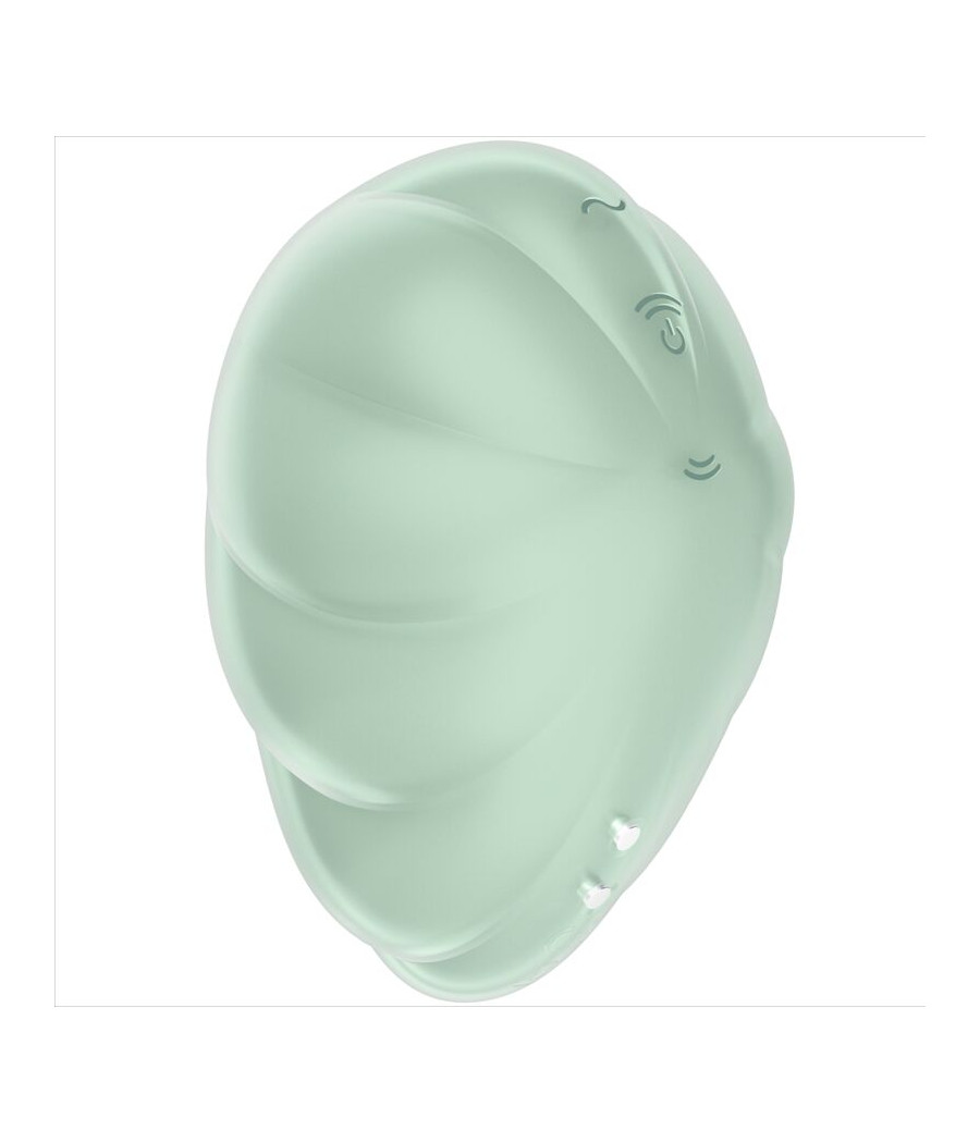 SATISFYER - CLOUD DANCER GREEN AIR PULSE VIBRATOR