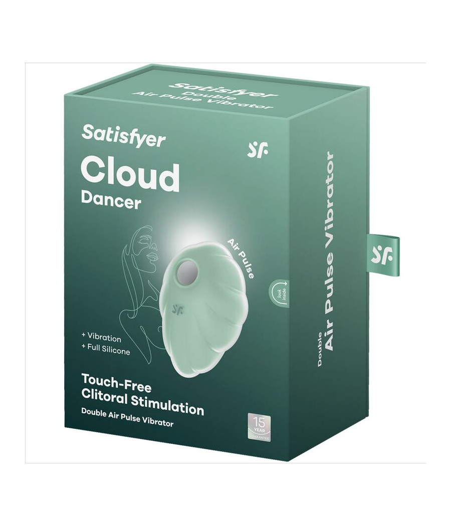 SATISFYER - VIBRATORE CLOUD DANCER GREEN AIR PULSE