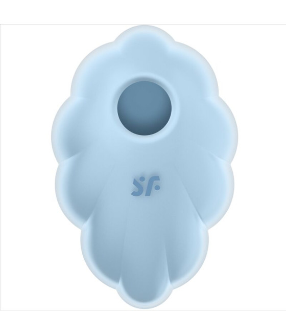 SATISFYER - VIBRADOR DE PULSO DE AR AZUL CLOUD DANCER