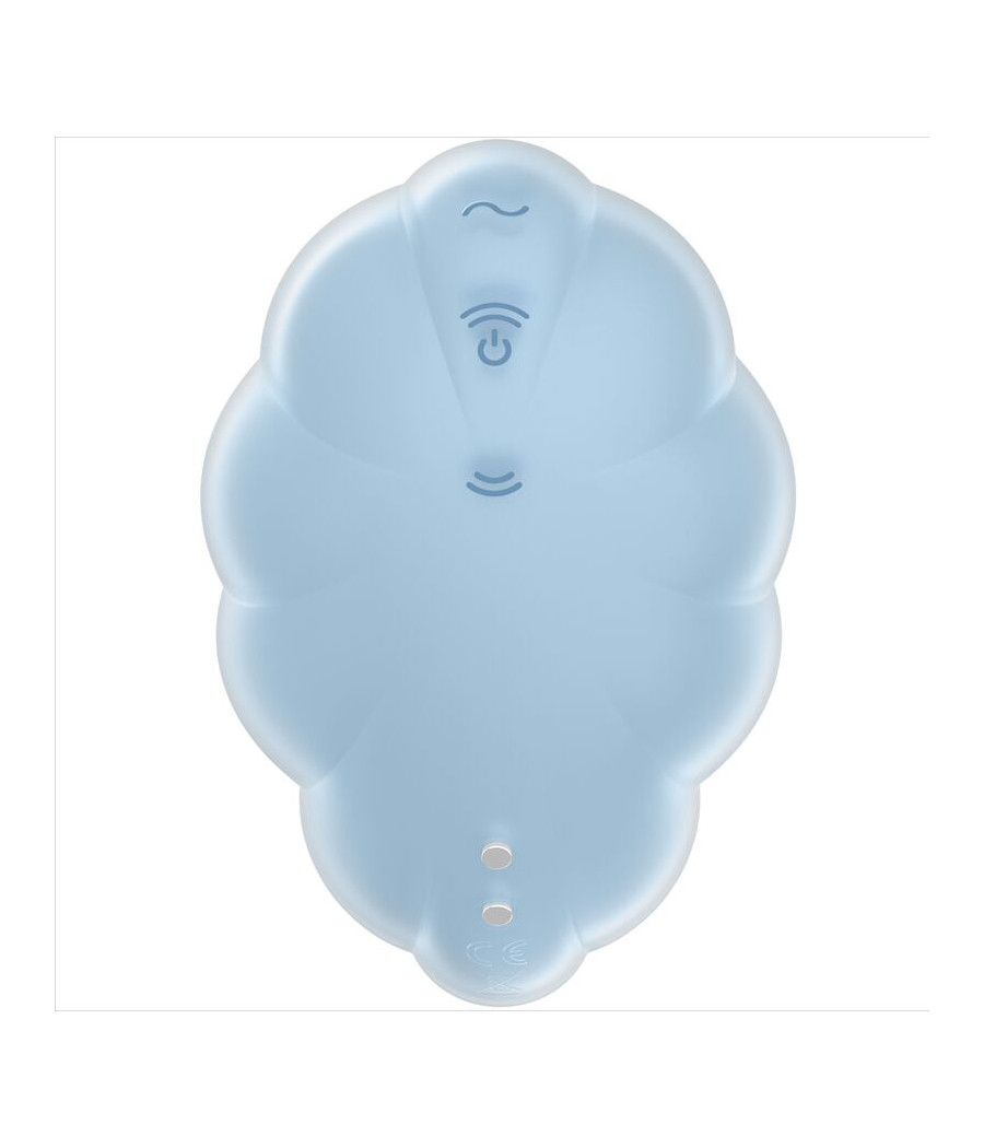 SATISFYER - VIBRATEUR CLOUD DANCER BLEU AIR PULSE