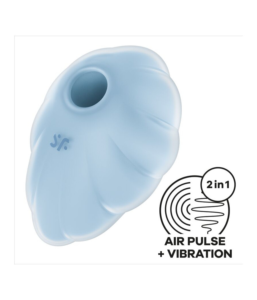 SATISFYER - CLOUD DANCER BLUE AIR PULSE VIBRATOR