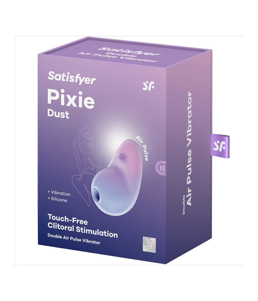 SATISFYER - STIMULATEUR PIXIE DUST LILAS AIR PLUSE