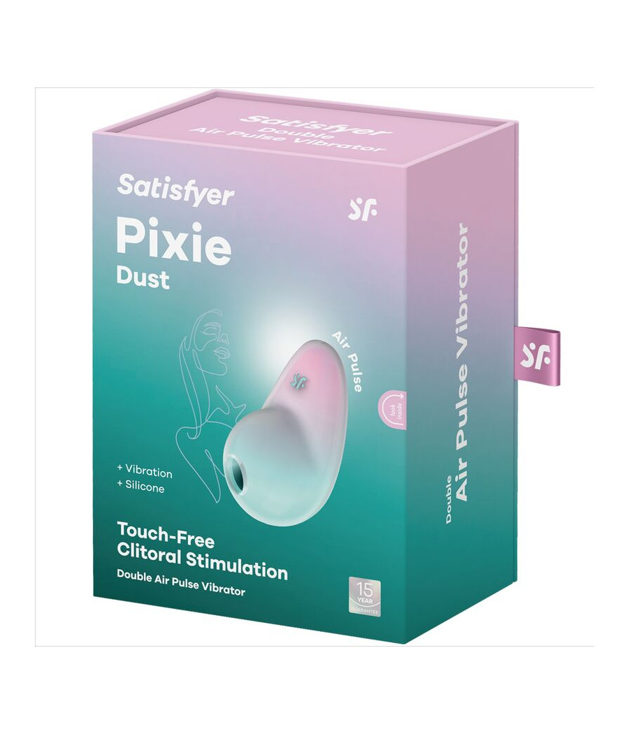 SATISFYER - ESTIMULADOR PIXIE DUST BLUE AIR PLUSE