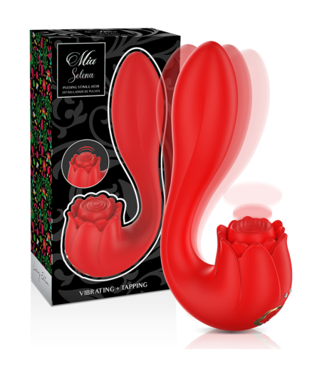 MIA - SELENA STIMULATOR VIBRATING + TAPPING RED