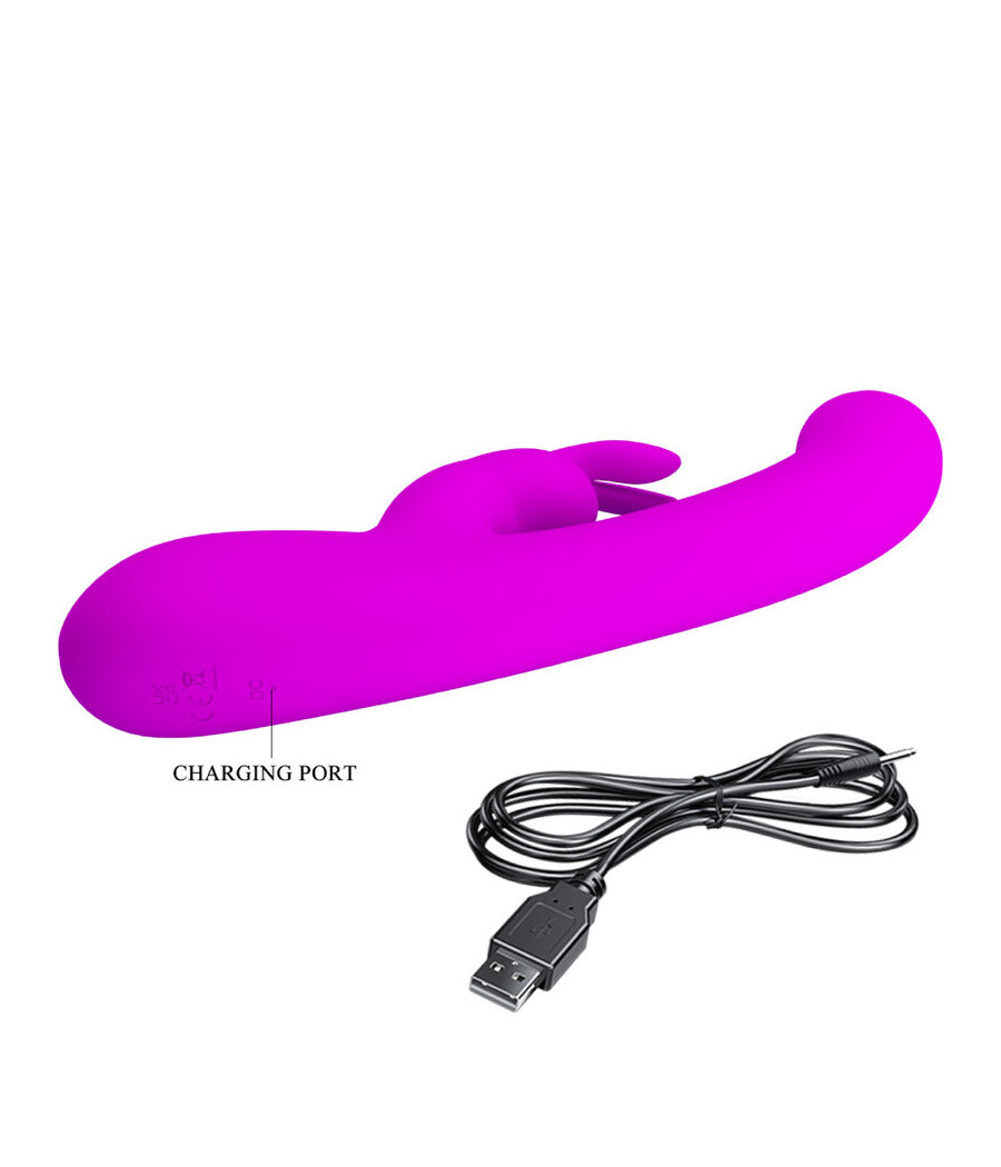 PRETTY LOVE - VIBRATORE LAMAR RABBIT E PUNTO G VIOLA