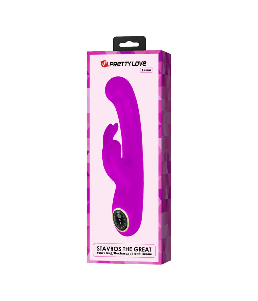 PRETTY LOVE - VIBRATORE LAMAR RABBIT E PUNTO G VIOLA