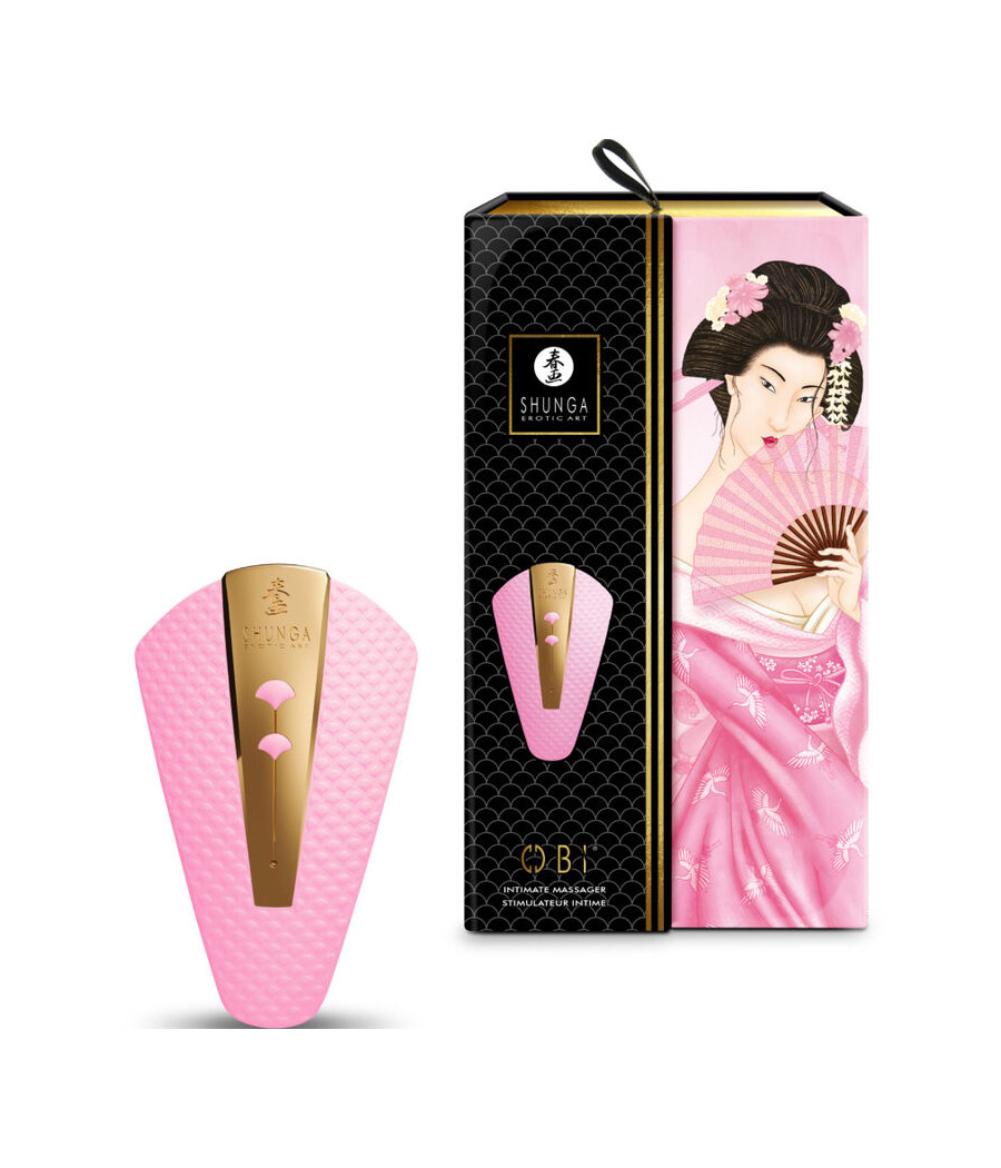 SHUNGA - MASSAGGIATORE INTIMO OBI ROSA