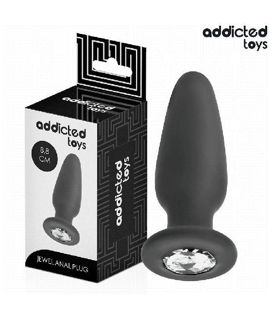 ADDICTED TOYS - PLUG ANAL COM JOIA TAMANHO S 8,8 CM