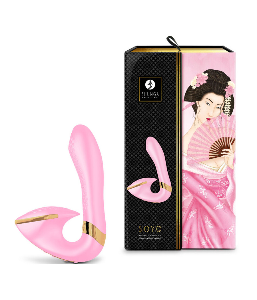 SHUNGA - SOYO MASAJEADOR ÍNTIMO ROSA