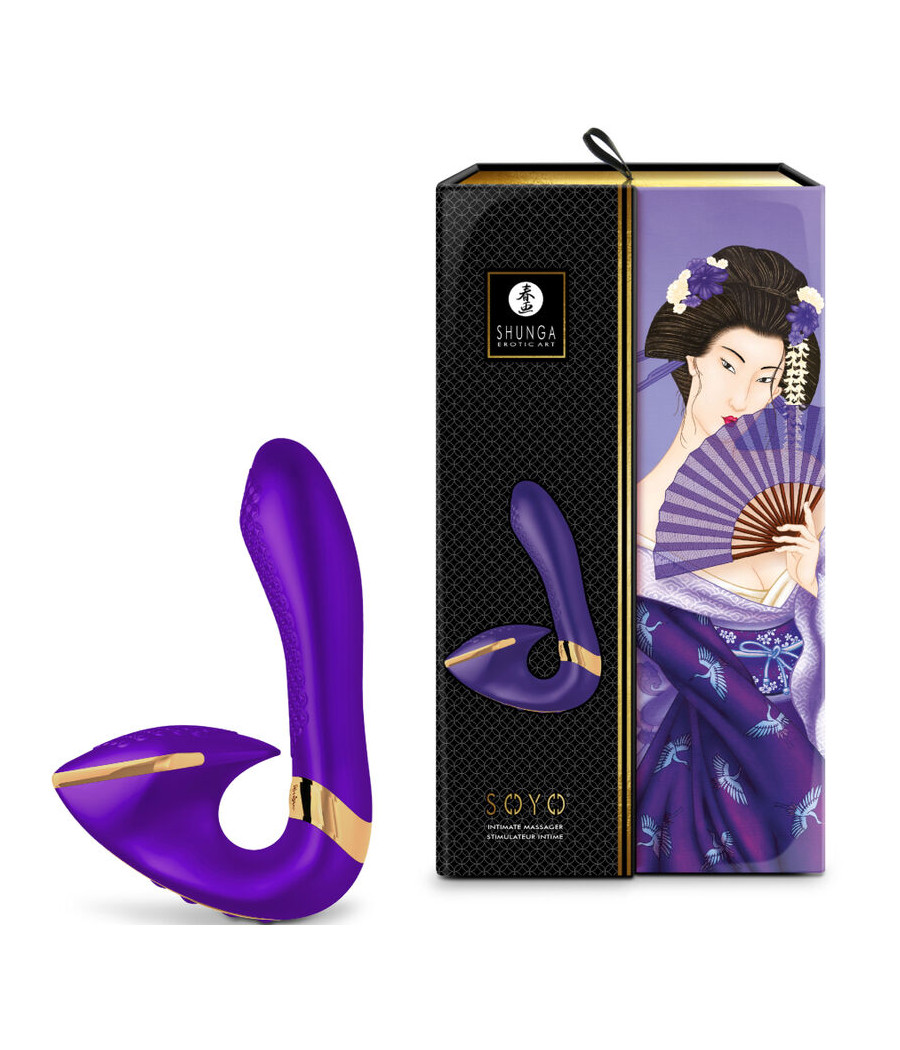 SHUNGA - SOYO MASAJEADOR ÍNTIMO VIOLETA