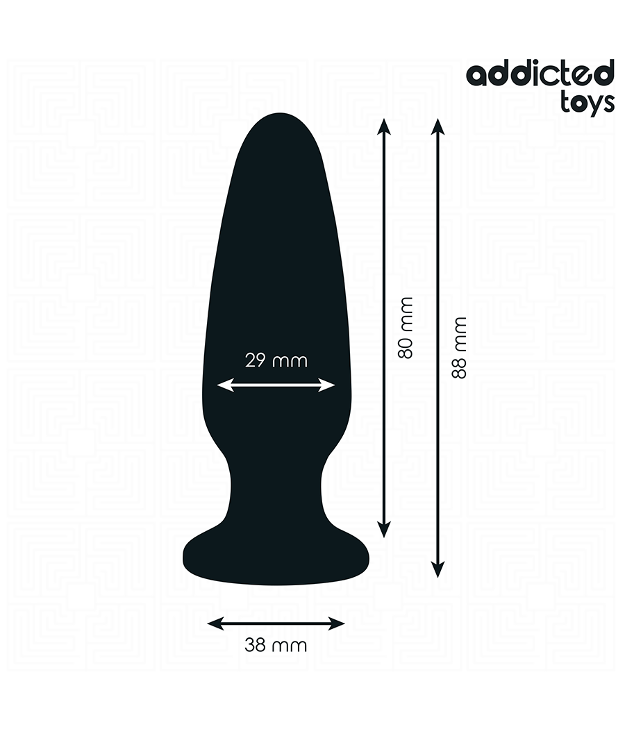 ADDICTED TOYS - PLUG ANAL AVEC BIJOU TAILLE S 8,8 CM