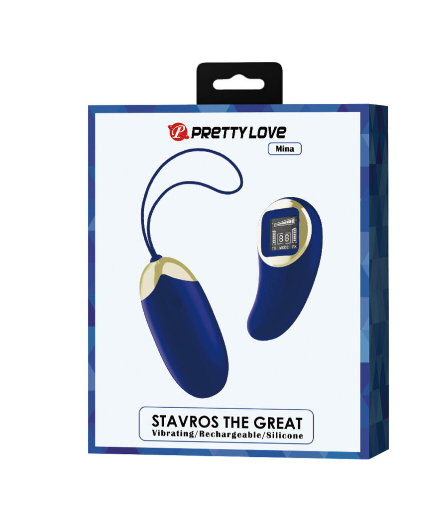 PRETTY LOVE - MINA VIBRATING EGG REMOTE CONTROL BLUE