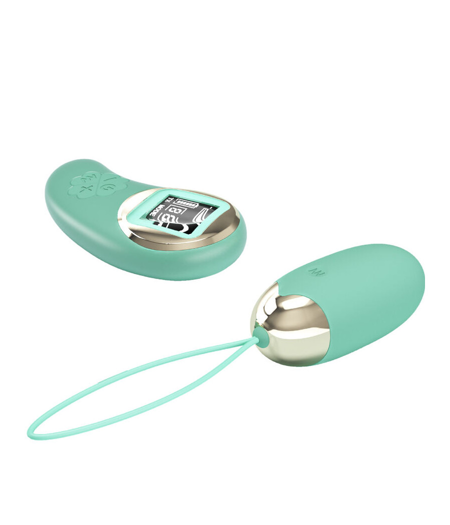 PRETTY LOVE - GREEN REMOTE CONTROL VIBRATING EGG MINE