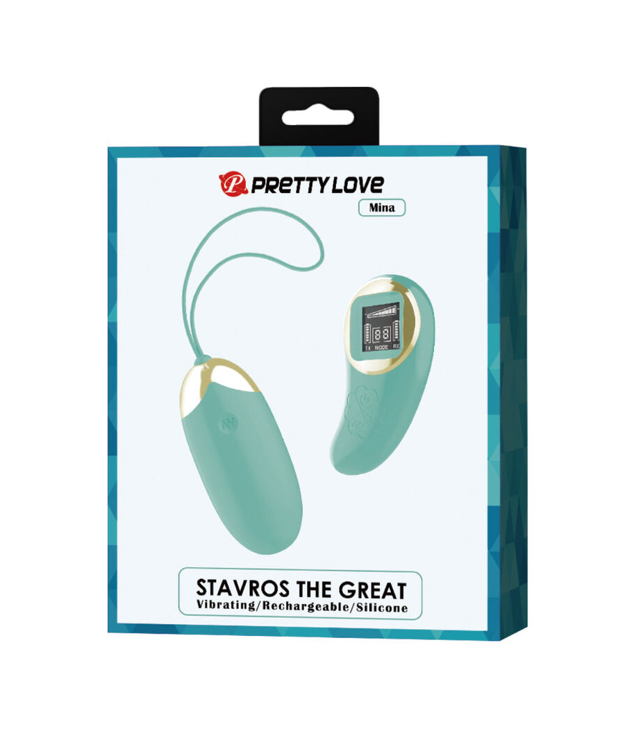 PRETTY LOVE - MINA HUEVO VIBRADOR CONTROL REMOTO VERDE