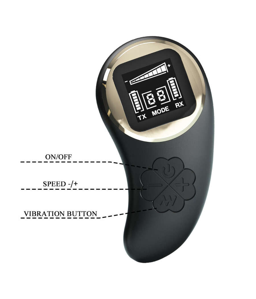 PRETTY LOVE - TELECOMANDO VIBRATORE NATHAN DOUBLE PLEASURE