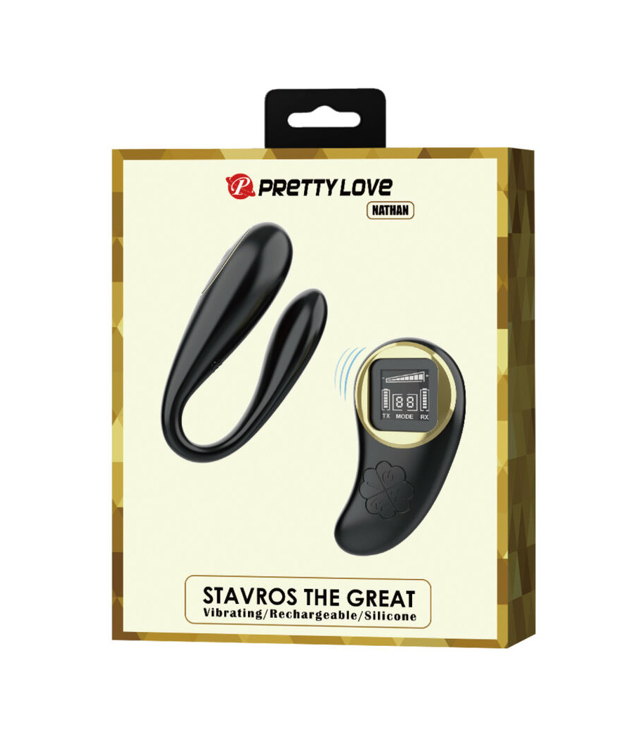 PRETTY LOVE - CONTROLE REMOTO VIBRADOR NATHAN DUPLO PRAZER