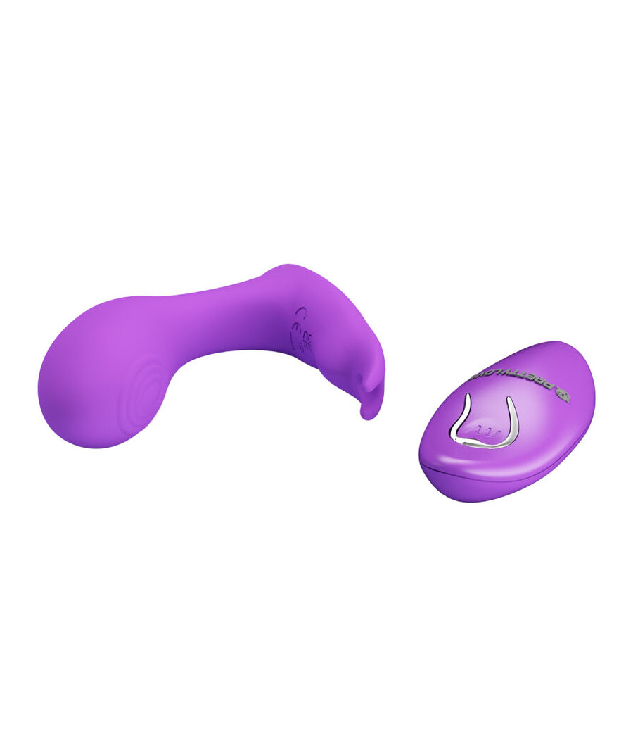 PRETTY LOVE - IDABELLE VIBRATION & PULSATION REMOTE CONTROL VIOLET