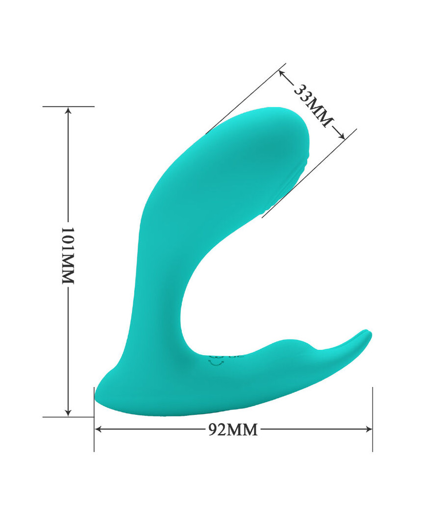 PRETTY LOVE - IDABELLE VIBRATION & PULSATION CONTROL REMOTO AZUL