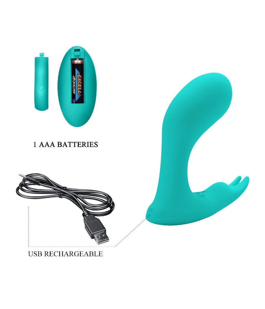 PRETTY LOVE - IDABELLE VIBRATION & PULSATION FERNBEDIENUNG BLAU