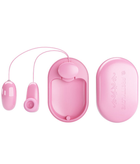 PRETTY LOVE - MAGIC BOX VIBRATIONSKUGEL & ROSA STIMULATOR