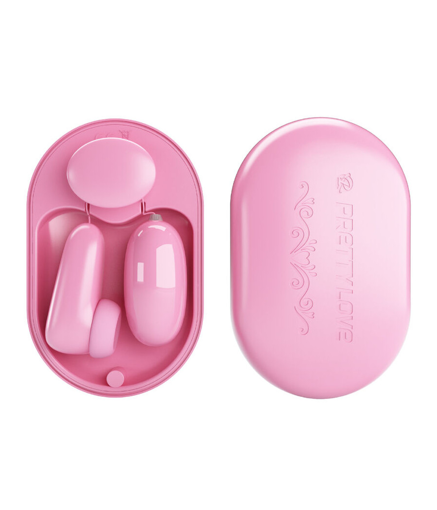 PRETTY LOVE - BALA VIBRANTE CAIXA MÁGICA E ESTIMULADOR ROSA