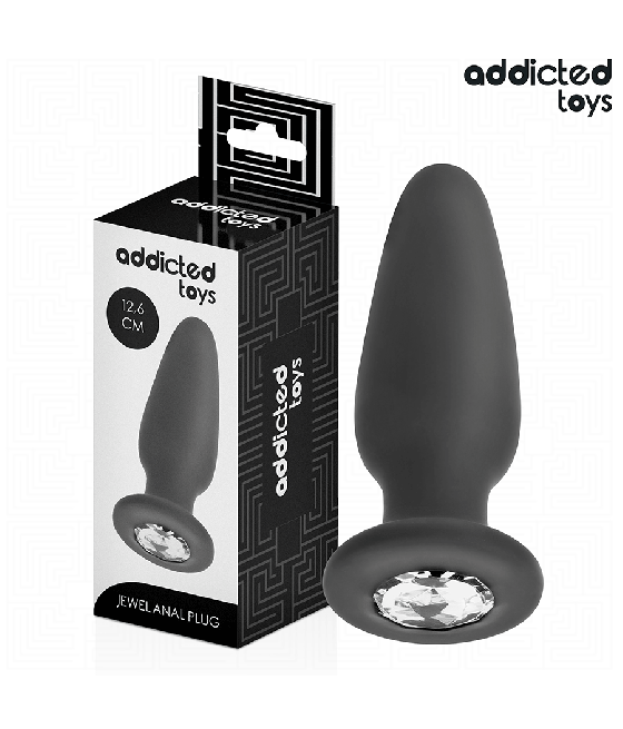 ADDICTED TOYS - ANAL PLUG MIT JUWEL GRÖSSE L 12,6 CM