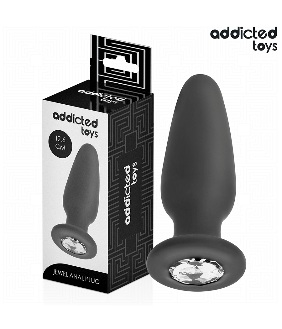 ADDICTED TOYS - PLUG ANAL COM JOIA TAMANHO L 12,6 CM
