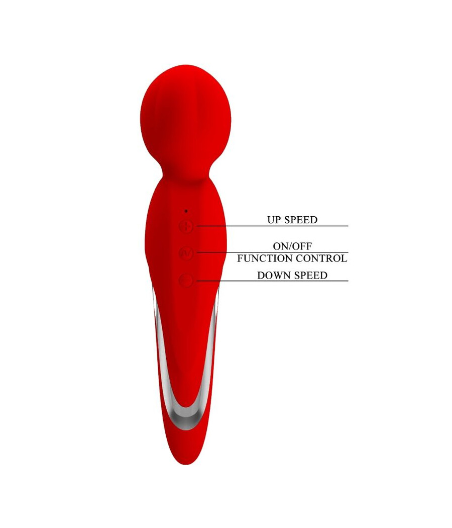 PRETTY LOVE - WALTER VIBRATOR WAND RED
