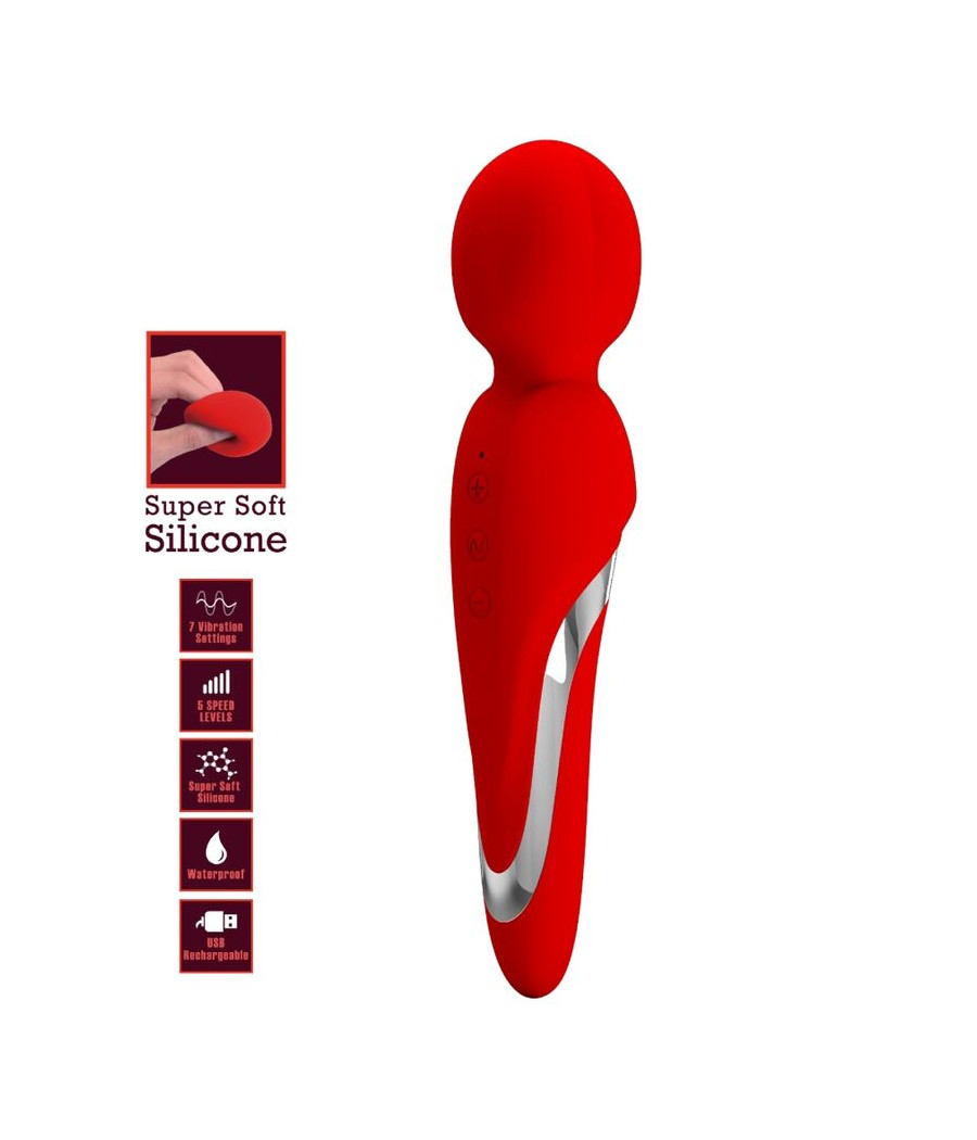 PRETTY LOVE - WALTER VIBRATOR WAND RED
