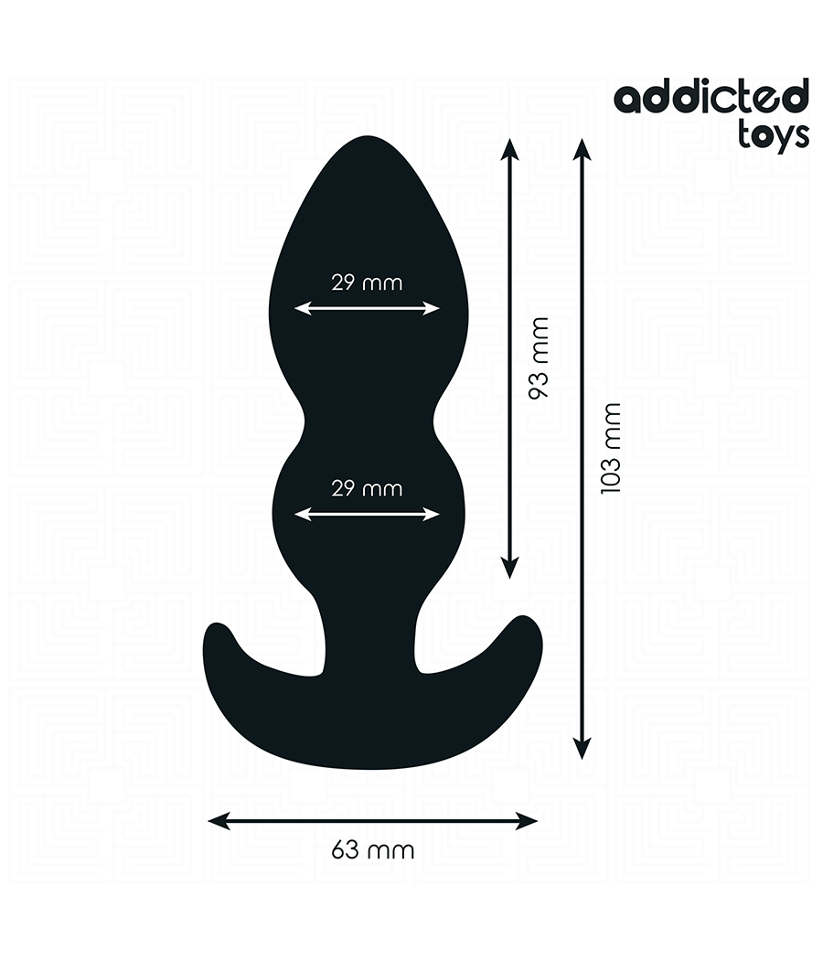 ADDICTED TOYS - PLUG ANAL SILICONA TALLA S 10,3 CM