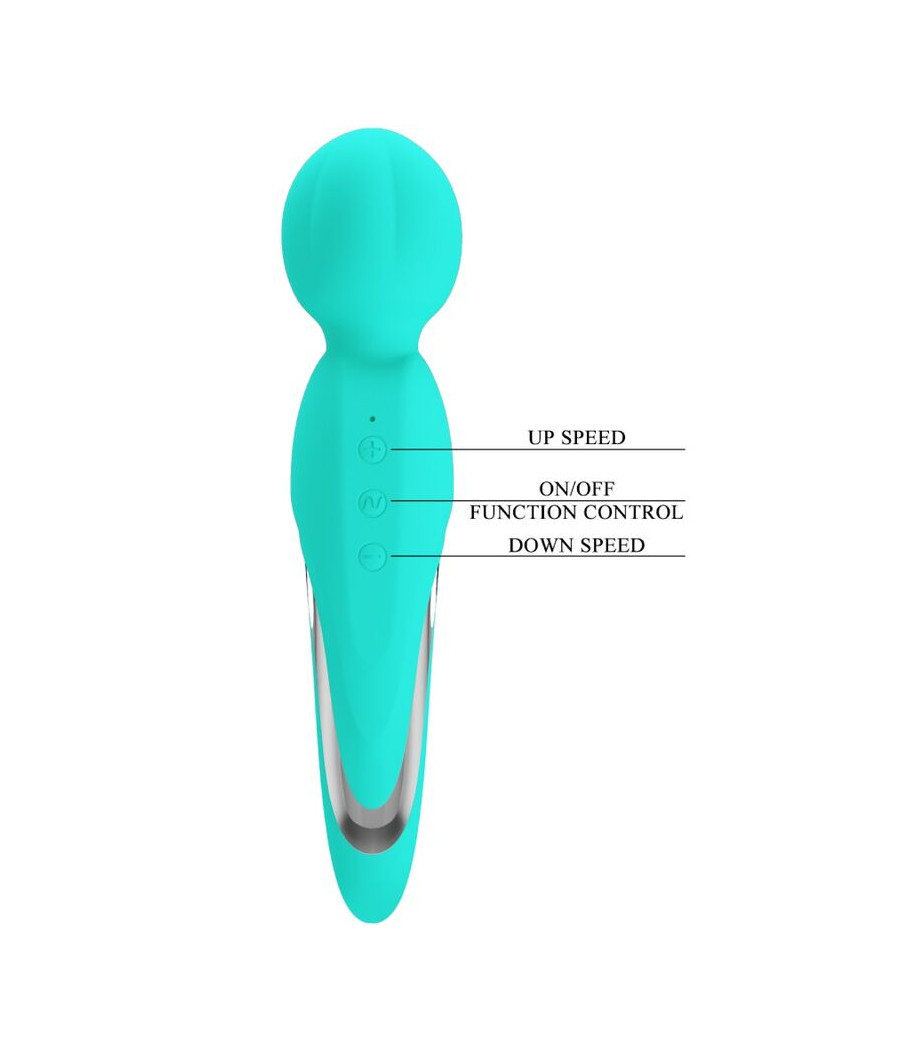 PRETTY LOVE - WALTER VIBRATEUR WAND AQUA VERT