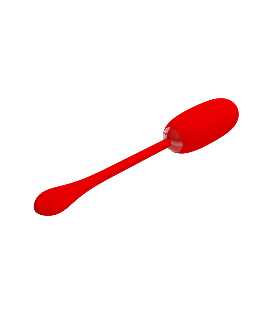 PRETTY LOVE - OEUF VIBRANT JULIUS IMPERMÉABLE-RECHARGEABLE ROUGE
