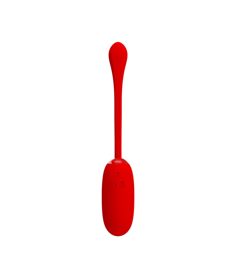 PRETTY LOVE - OEUF VIBRANT JULIUS IMPERMÉABLE-RECHARGEABLE ROUGE
