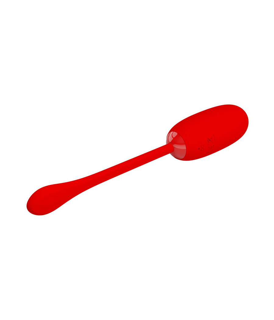 PRETTY LOVE - OEUF VIBRANT JULIUS IMPERMÉABLE-RECHARGEABLE ROUGE