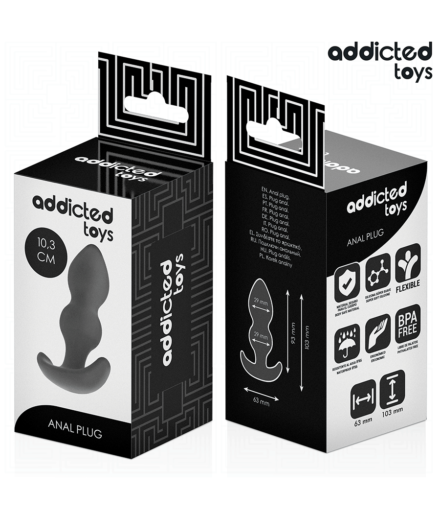 ADDICTED TOYS - PLUG ANAL SILICONA TALLA S 10,3 CM