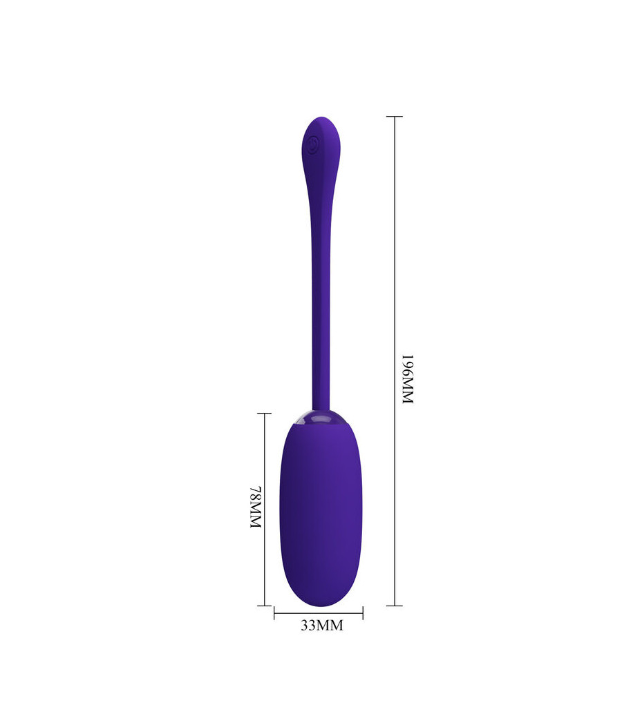 PRETTY LOVE - OEUF VIBRANT JULIUS IMPERMÉABLE-RECHARGEABLE VIOLET