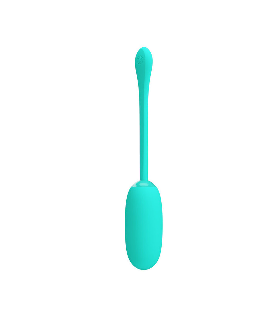 PRETTY LOVE - JULIUS WATERPROOF-RECHARGEABLE VIBRATING EGG AQUA GREEN