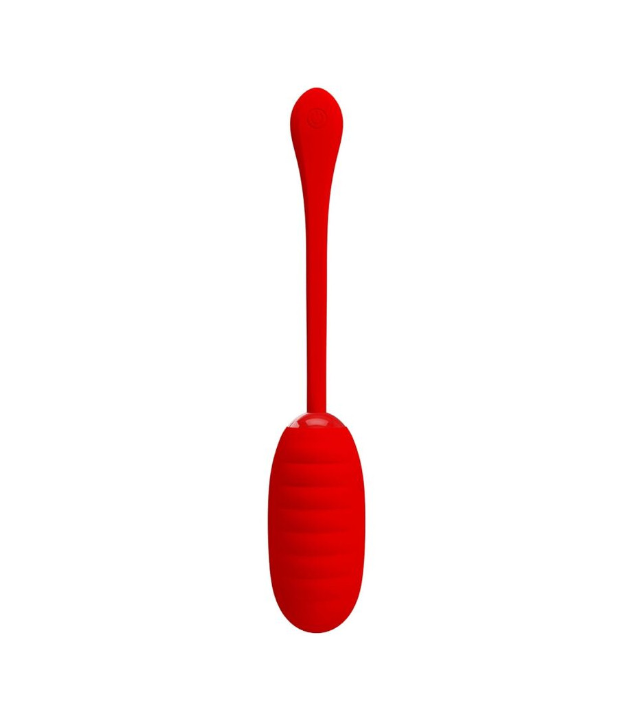 PRETTY LOVE - KIRK RECHARGEABLE VIBRATING EGG RED