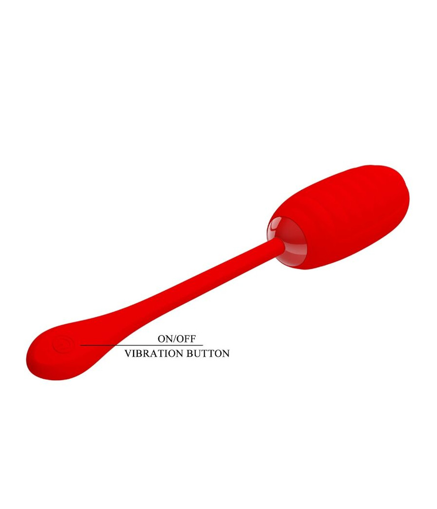 PRETTY LOVE - UOVO VIBRANTE RICARICABILE KIRK ROSSO