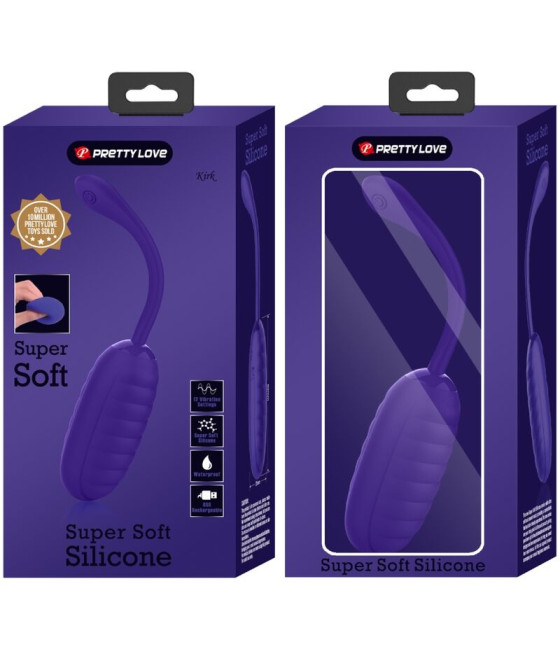PRETTY LOVE - KIRK RECHARGEABLE VIBRATING EGG PURPLE