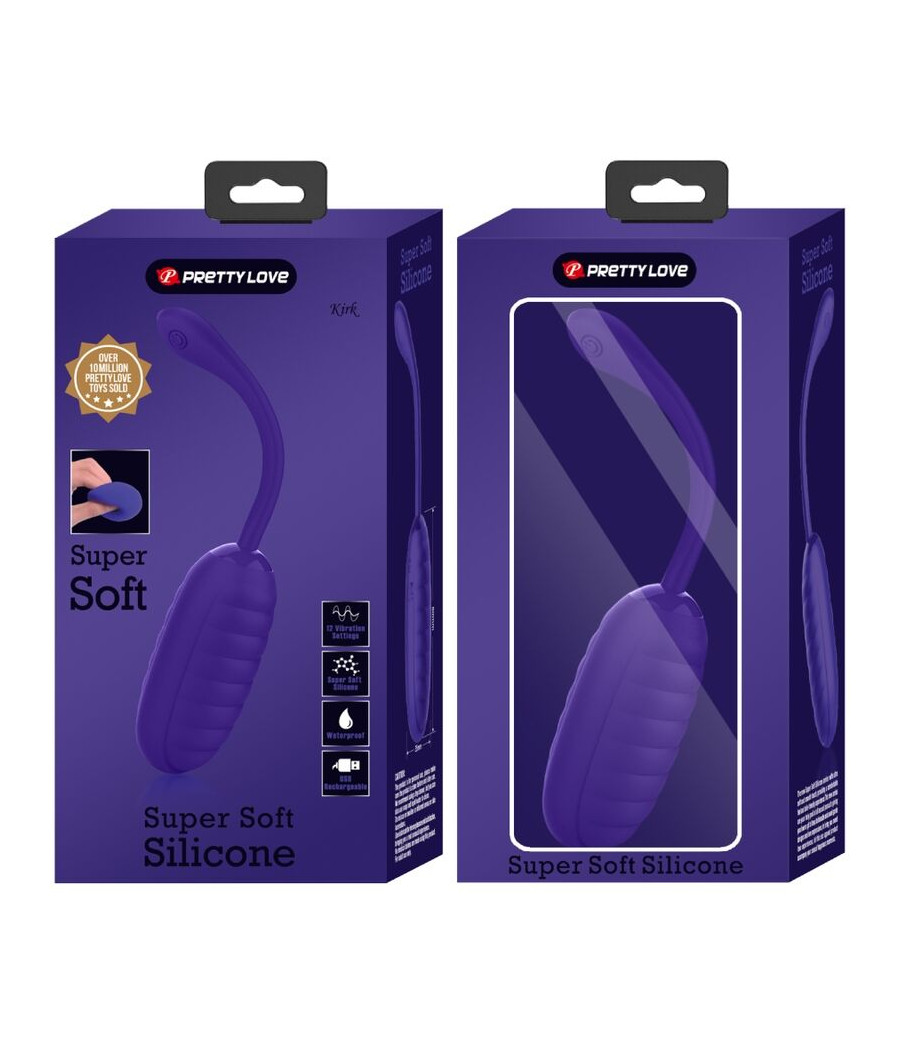 PRETTY LOVE - KIRK RECHARGEABLE VIBRATING EGG PURPLE