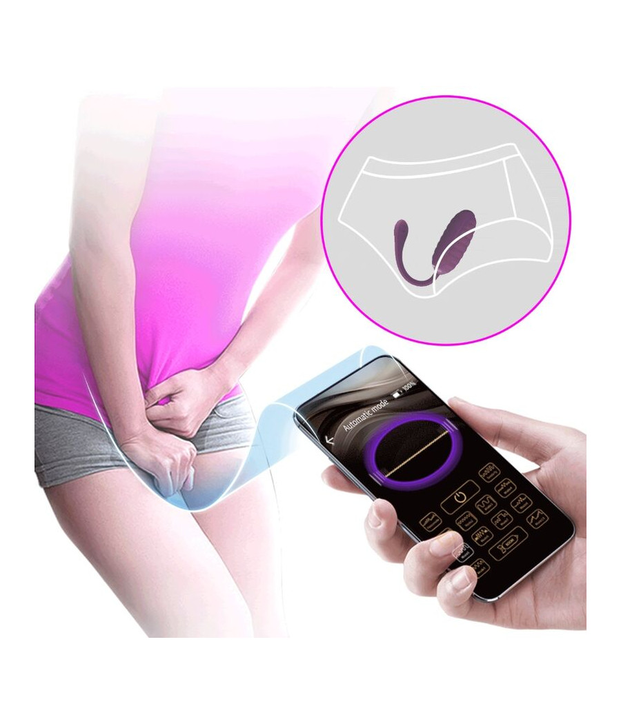 PRETTY LOVE - CASPER PURPLE RECHARGEABLE VIBRATING EGG