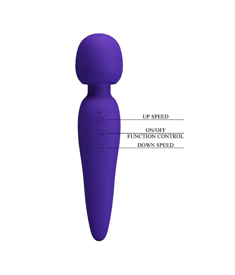 PRETTY LOVE - MEREDITH MASSAGER 12 VIBRATION MODES PURPLE