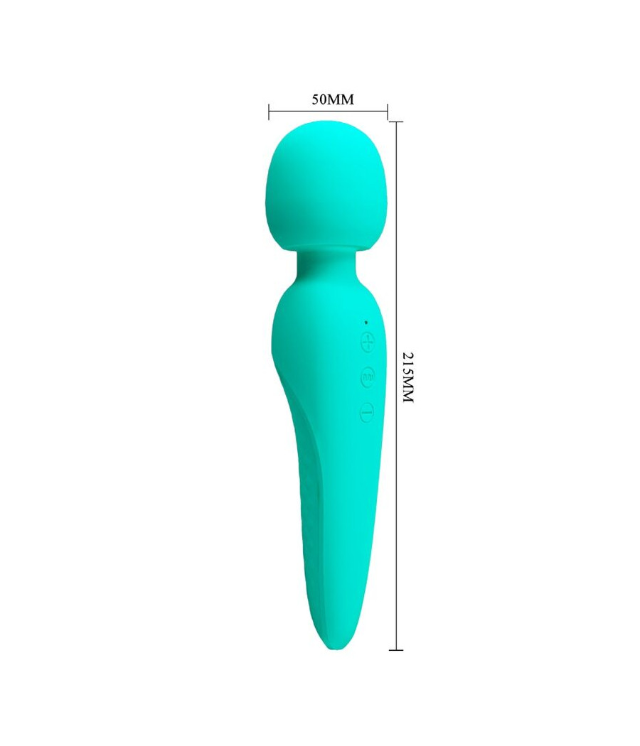 PRETTY LOVE - MASSEUR MEREDITH 12 MODES DE VIBRATION VERT AQUA