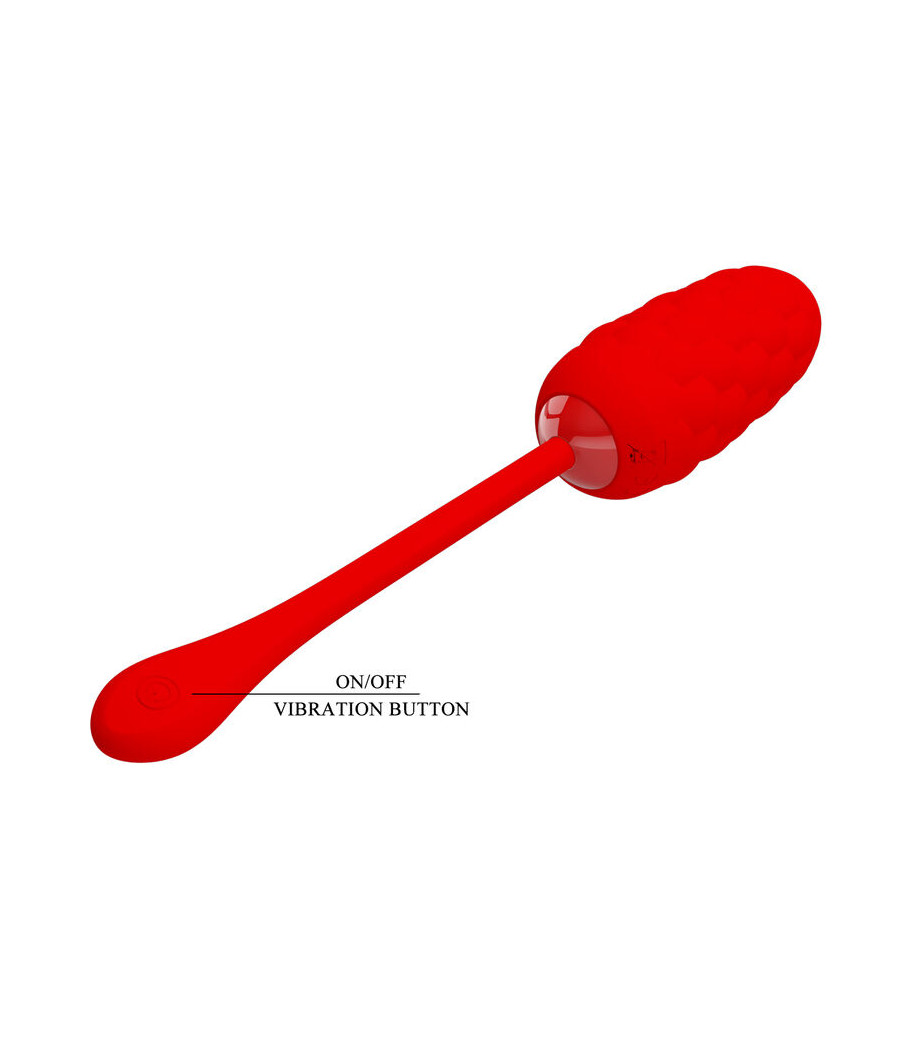 PRETTY LOVE - OEUF VIBRANT  TEXTURE MARINE RECHARGEABLE ROUGE