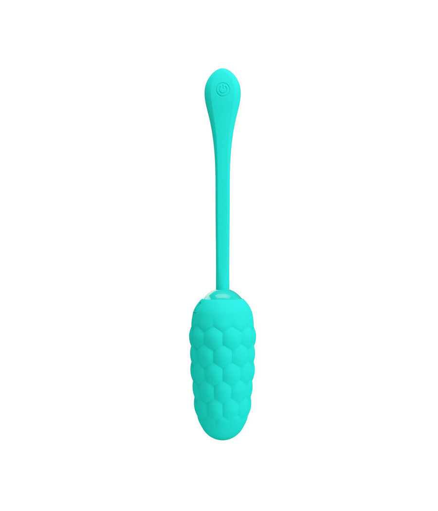 PRETTY LOVE - OEUF VIBRANT  TEXTURE MARINE RECHARGEABLE AQUA GREEN