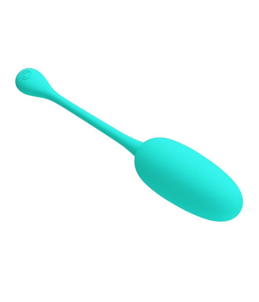 PRETTY LOVE - KNUCKER WATER GREEN RECHARGEABLE VIBRATING EGG